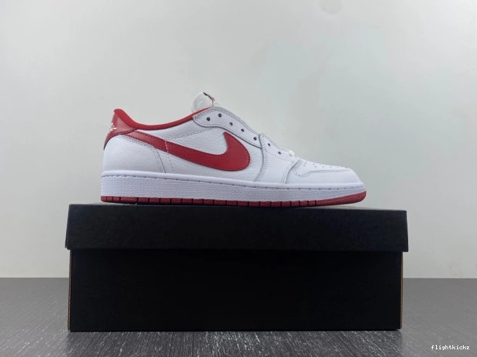 White 1 Jordan 705329-101 Retro Varsity Low Red 1105